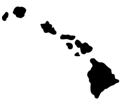 Hawaii 库存插图