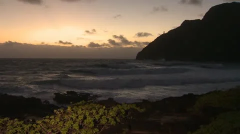 Hawaii Makapuu Point07 Stock Footage 10895334