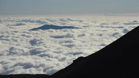 HAWAII - MAUNA KEA - CLOUD - TIME LAPSE Stock Footage 169778028
