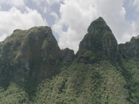 Hawaii Mountain Peaks 스톡 동영상 76484501
