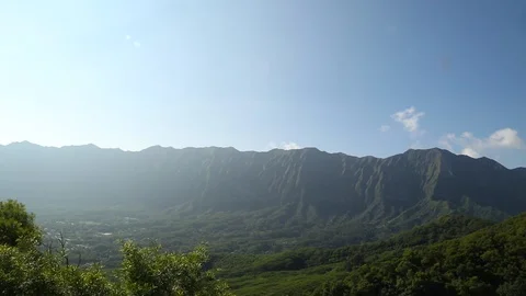 Hawaii Mountains Stock Footage 93593226