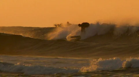 Hawaii Ocean Sunset 5 29.97 Stock Footage