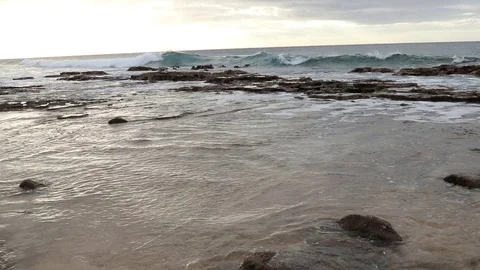 Hawaii Pacific Ocean waves Stock Footage 101619386