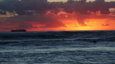 Hawaii scenics at sunset Vídeos de archivo 49832977