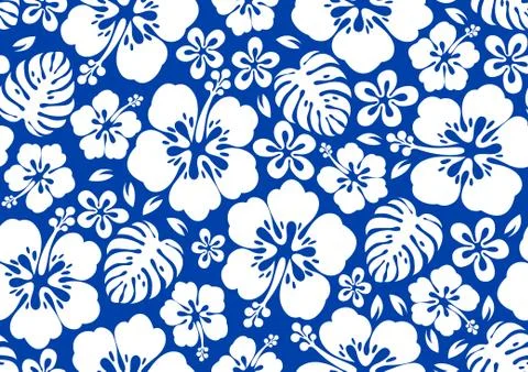Hawaii seamless pattern. Illustrazione stock