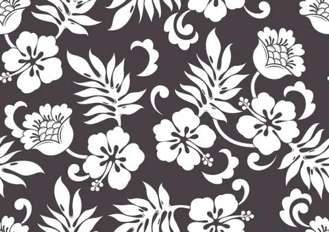 Hawaii seamless pattern Stock Illustration
