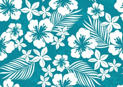 Hawaii seamless pattern Illustrazione stock