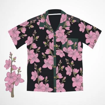 Hawaii shirt vector Stock Illustration