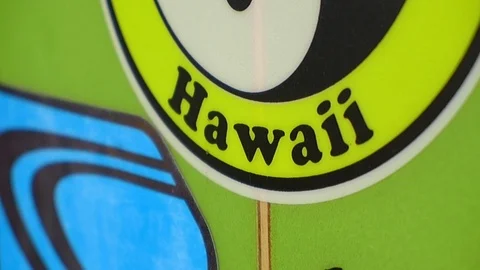 Hawaii Sign Stock Footage 105196089