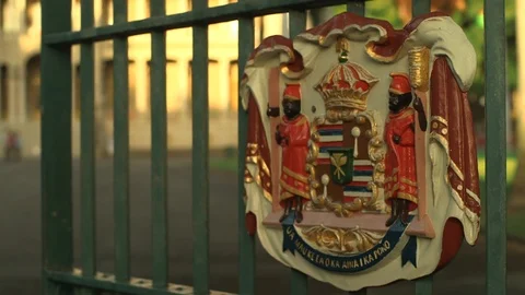 Hawaii State Emblem Stock Footage 104925972