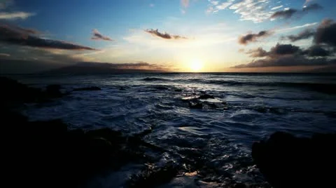 Hawaii Sunset Video stock 10855315