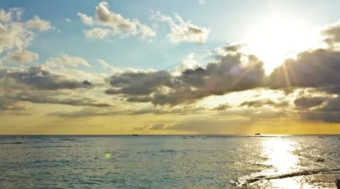 Hawaii | Sunset | Time Lapse | Clouds Vídeos de archivo 22085523