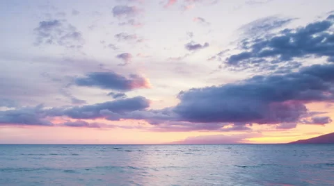 Hawaii Sunset Time Lapse Vídeo Stock 53368509