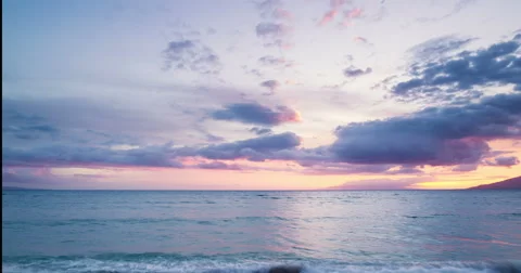Hawaii Sunset Time Lapse Vídeo Stock 53368924