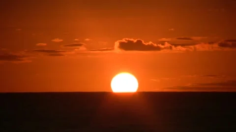 Hawaii sunset timelapse 動画素材 1053445