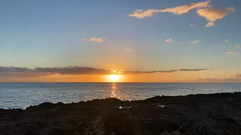 Hawaii Sunset Timelapse Stock Footage 158774381
