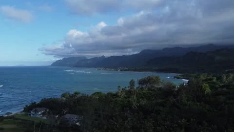 Hawaiian Coast Pull Stock Footage 259829157