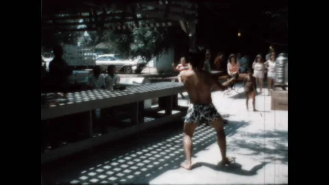 Hawaiian Fire Dancer 1966 Video stock 148707400
