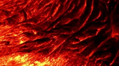 Hawaiian Lava Flow - FULLHD Stock Footage