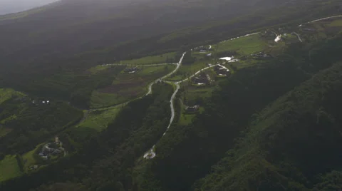 The Hawaiian Mountains Stock Footage 53359372