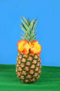Hawaiian pineapple Stock Photos