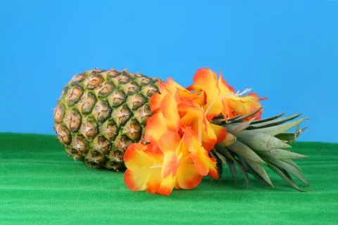Hawaiian pineapple Stock Photos