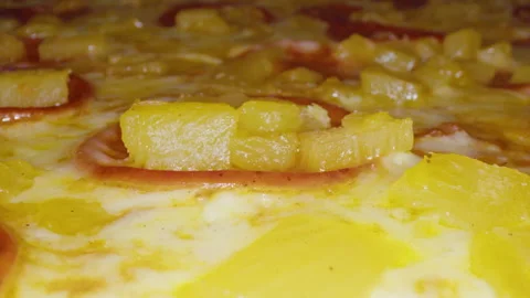 Hawaiian pizza Stock Footage 262859848