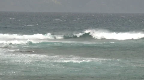 Hawaiian Rough Seas 库存影片 47827348