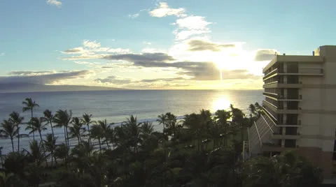 Hawaiian Sunset Timelapse Stock-Footage 25787796