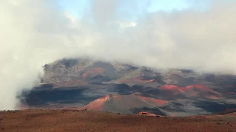 Hawaiian Volcano Stock Footage 2725687