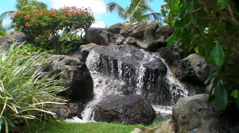Hawaiian Waterfall 스톡 동영상 5276192