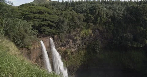 Hawaiian Waterfall Stock Footage 138967700