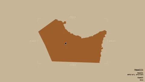 Hawalli - Kuwait. Bounding box. Pattern イラスト素材