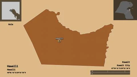 Hawalli, province of Kuwait. Previews. Pattern イラスト素材