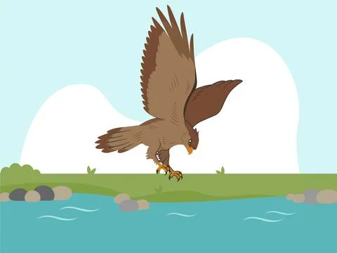 Hawk Concept Illustration Stock Illustration