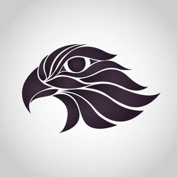 Hawk logo vector Stock Illustration