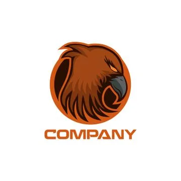 Hawk logo vector illustration Stock Illustration