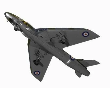 Hawker Hunter F5 3D Model