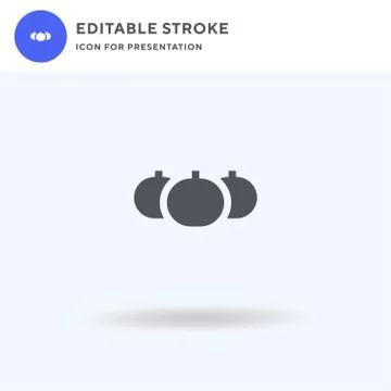 Hawthorn icon vector, filled flat sign, solid pictogram isolated on white, logo Stock Illustration