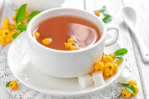 Hawthorn tea Stock Photos