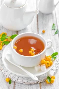 Hawthorn tea Stock Photos