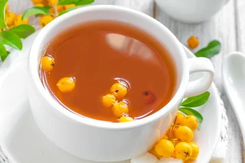 Hawthorn tea Stock Photos