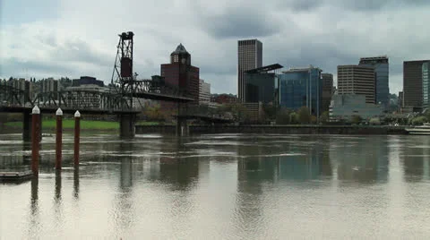 Hawthorne Bridge Timelapse Stock-Footage 24921023