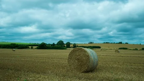 Hay bale 스톡 동영상 159793745
