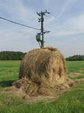 Hay bale Stock-Fotos