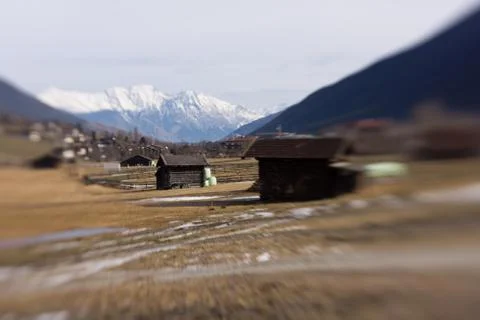 Hay barn Stock Photos