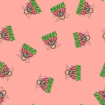 Hay fever vector seamless pattern 스톡 일러스트