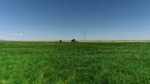 Hay harvest Video stock 194164745