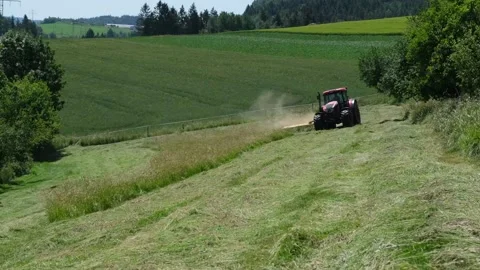 Hay making clip 2 Video stock 199262214