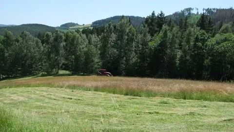 Hay making clip 3 Video stock 199278472